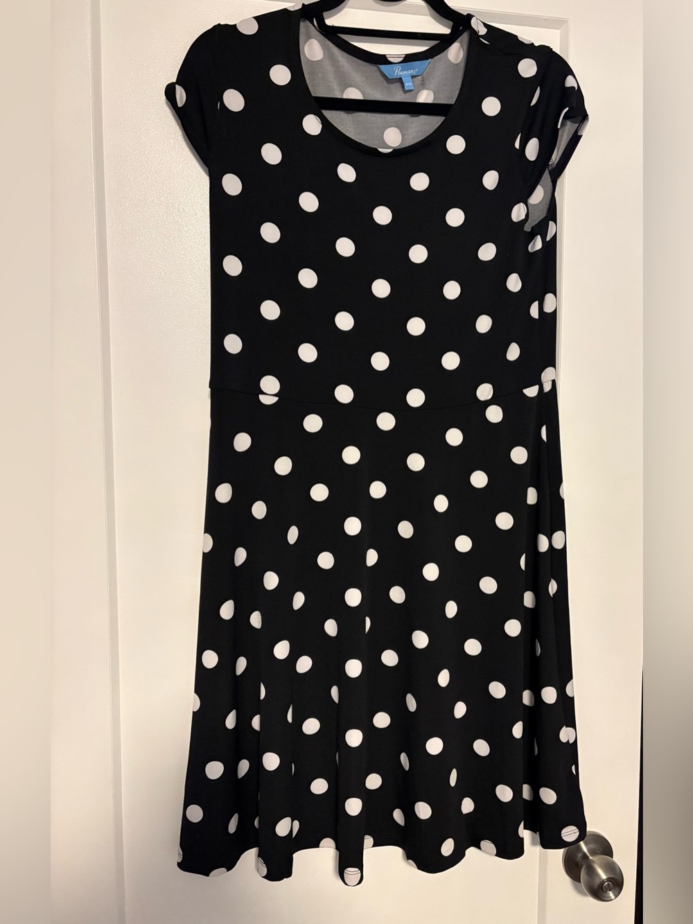 Penmans Medium Black and White Polka Dot Dress
